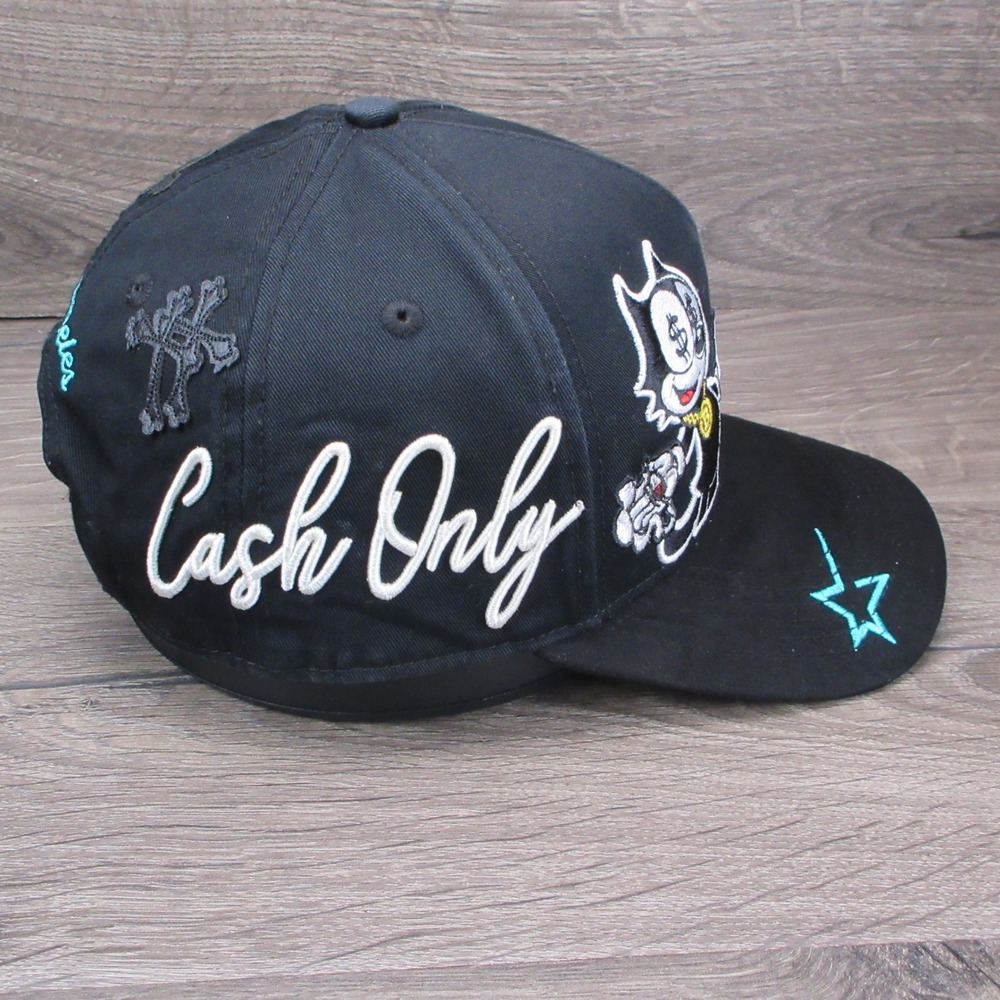 Cash Only Felix In LA Hat Cap Mens Snap Back Black Limited Edition Streetwear - Picture 4 of 13